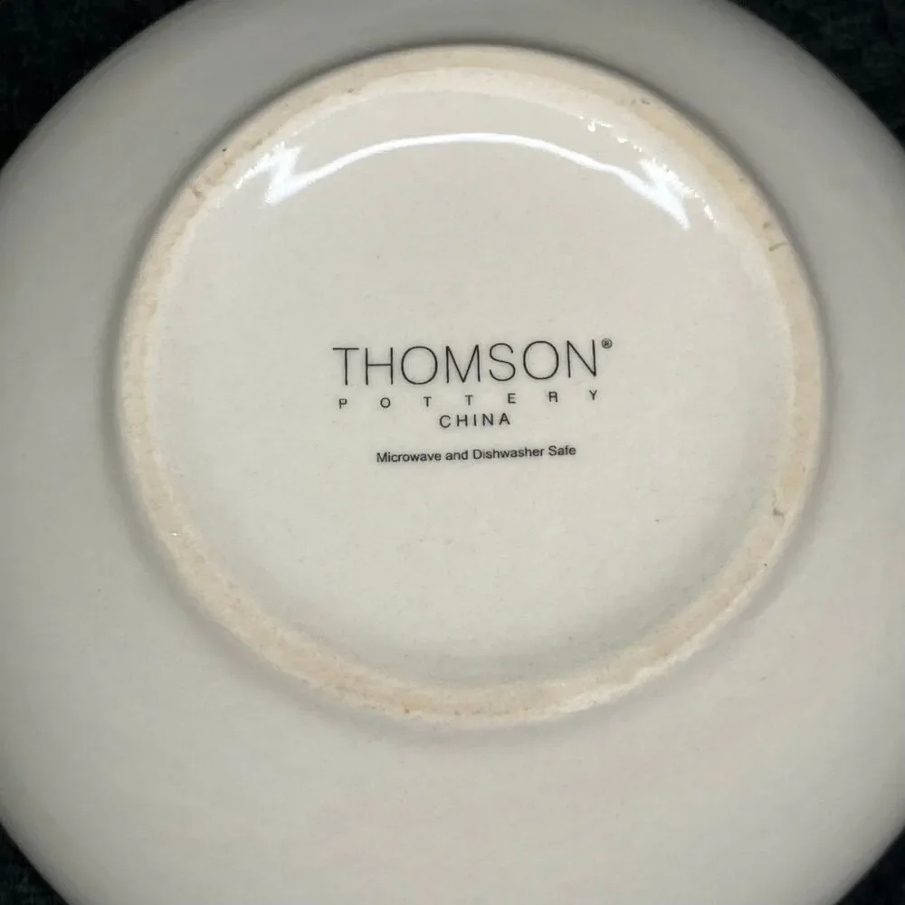 Thomson Pottery Country Birdhouse Vines Set of 4 Soup / Cereal Bowls 6 1/8